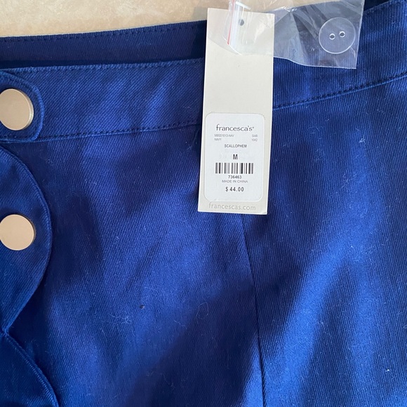 Blue Button Down Skirt - Picture 6 of 6